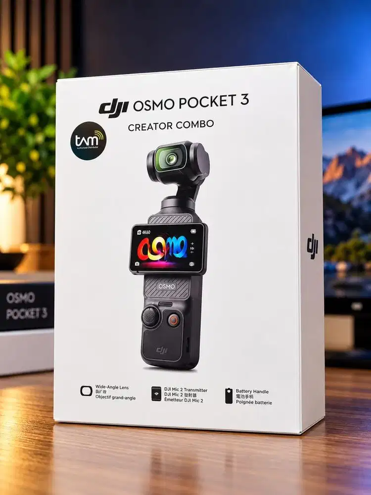 DJI OSMO POCKET 3 creator combo BARU !! Garansi TAM !!