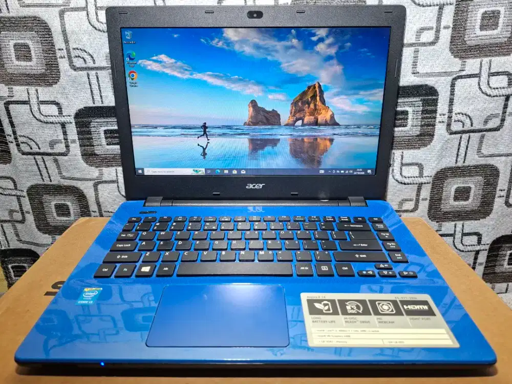 Laptop Acer Core i3 ram 4gb SSD + HDD batre awet siap pakai mantap