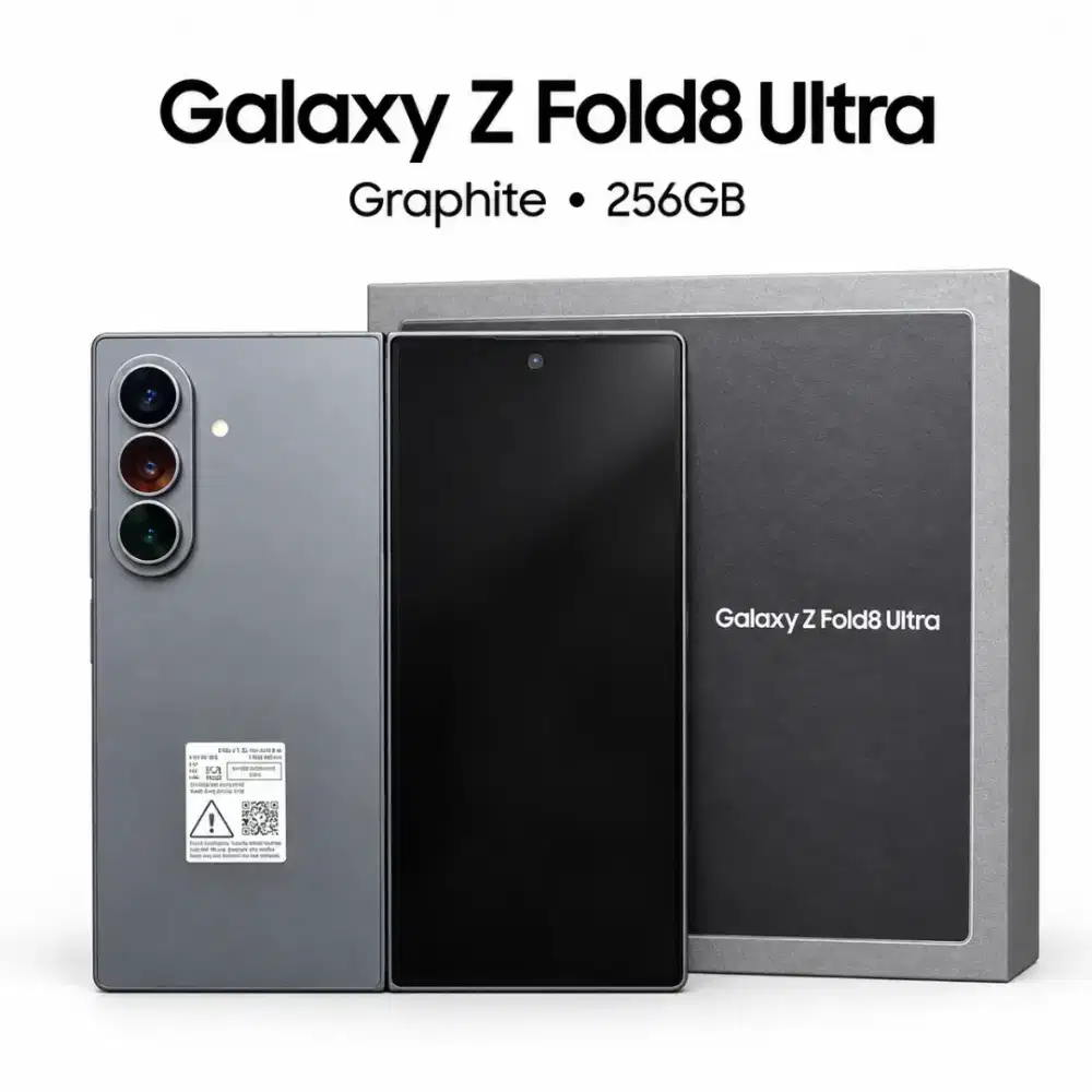 Samsung Galaxy Z Fold 8 Ultra 256GB Graphite Fullset Like New