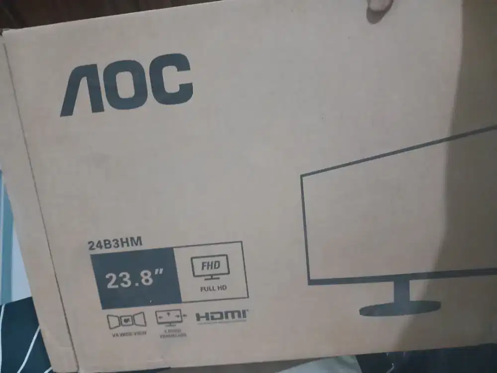 Monitor gaming merk AOC 23,8 Inch