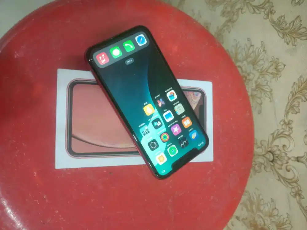 iPhone xr 128 ex inter all operator minus face id of baterai servis