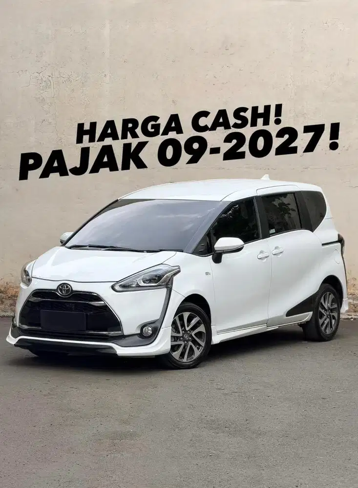 HARGA CASH! Pjk 09-27! Sienta Q 2017 Toyota