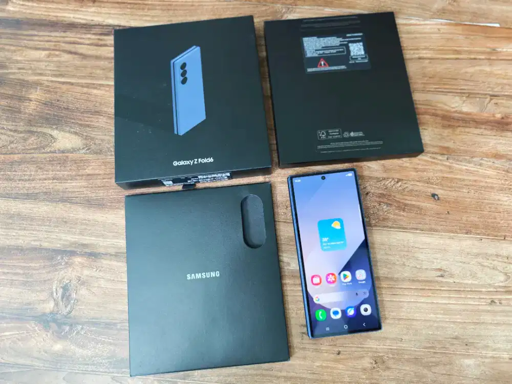 Samsung Galaxy Z Fold 6 Blue 12GB 1TB Ex Sein Normal Lengkap bisa COD