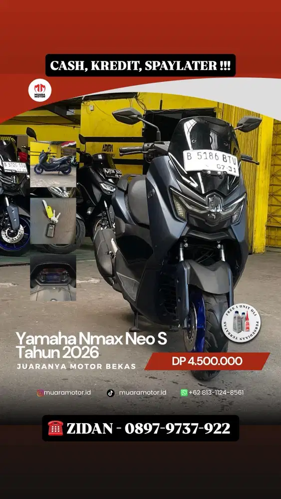 YAMAHA NMAX NEO S 2026 SECOND RASA BARU !!!