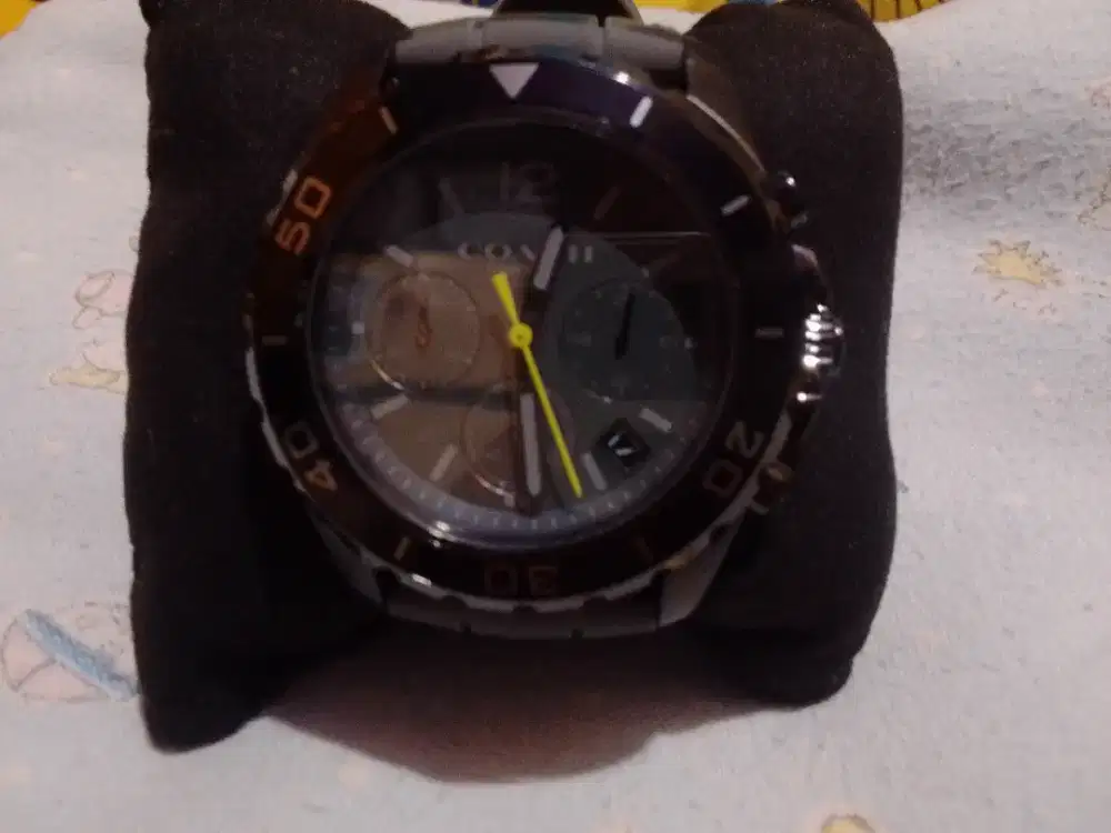 dijual jam tangan pria merk coach kent crown 44 WL STR ORIGINAL