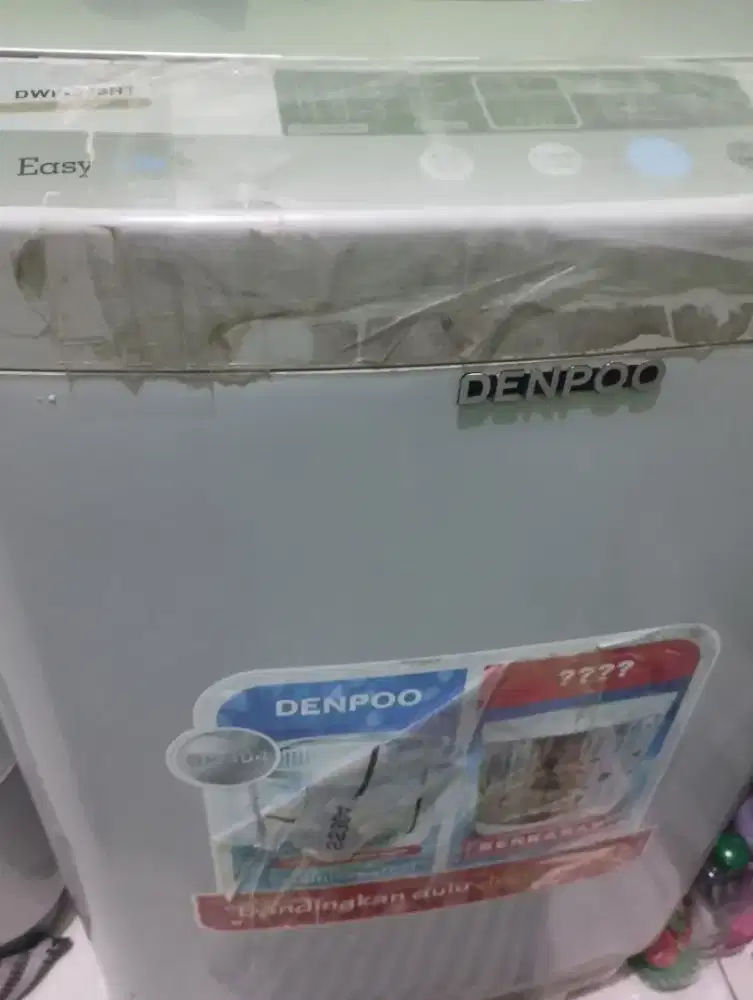 Mesin cuci 1 tabung Denpoo DFW037HT ada minus