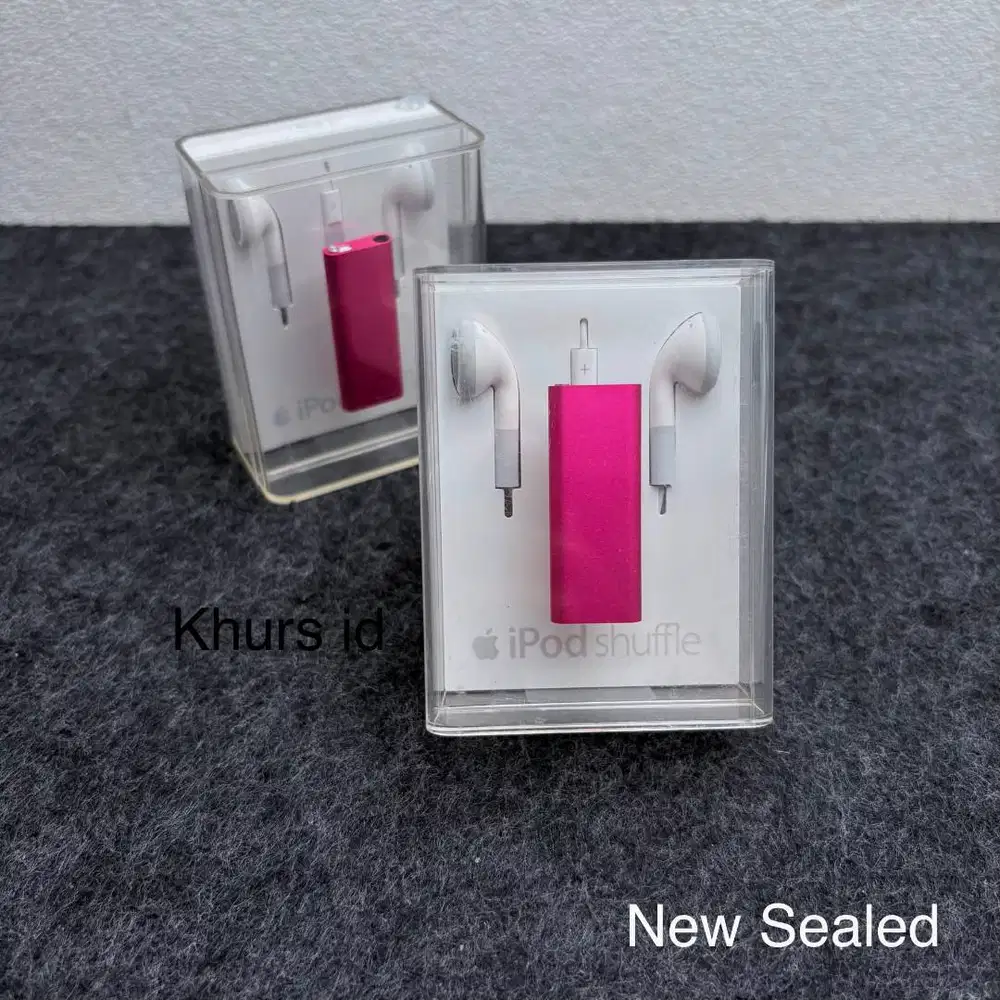 ipod shuffle 3rd gen 4gb pink bnib - rare apple collection