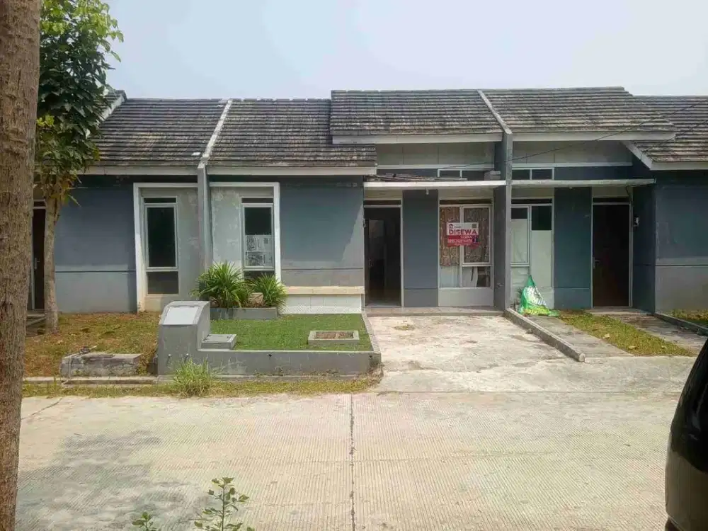 Disewakan rumah di perum. Modern Cilejit cluster Meratus posisi depan dkt  pos satpam,2 mnt ke  sta.Cilejit