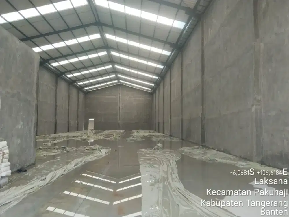 Disewa Gudang Ada Kantor HGB Akses Container Siap Pakai di Laksana Pakuhaji Tangerang