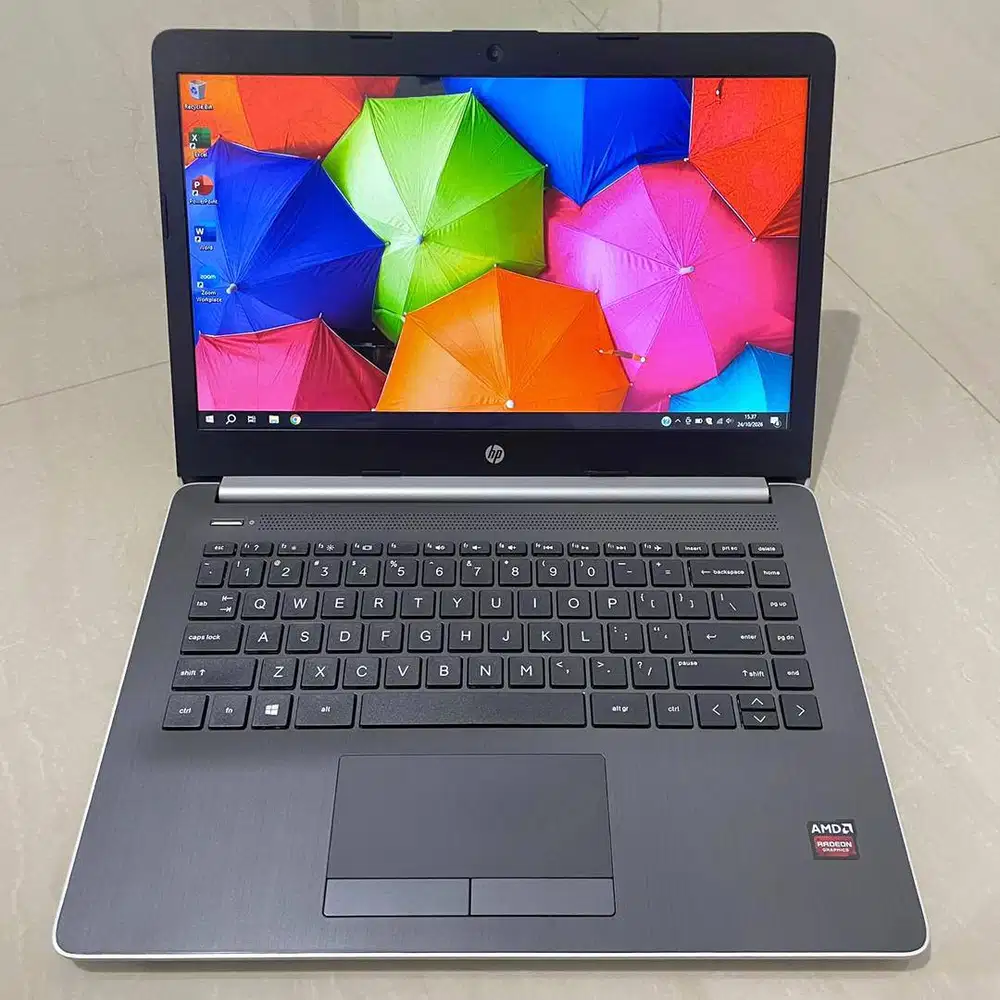 Laptop HP Ram 8gb + SSD 120gb Radeon 520 2GB AMD A9-9425 (MULUS)