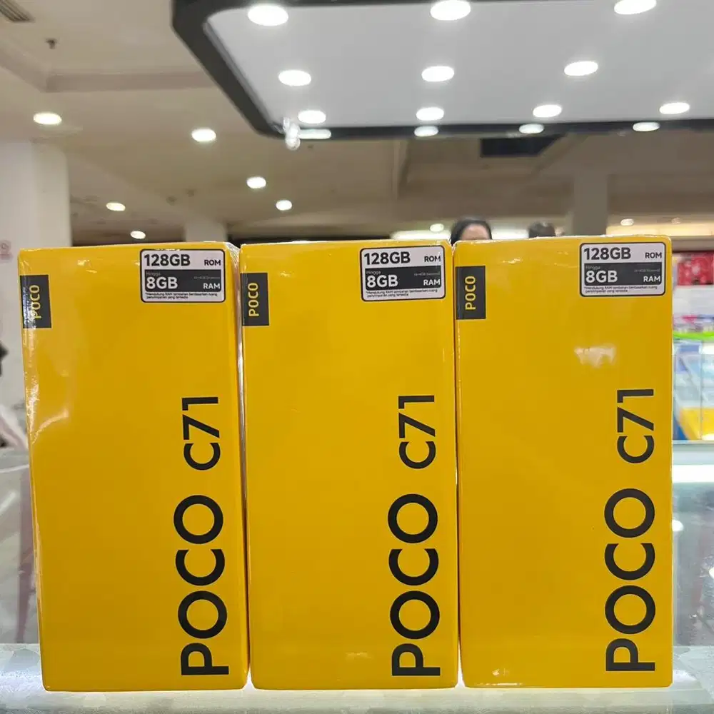 Poco C71 4/128GB Garansi Resmi New