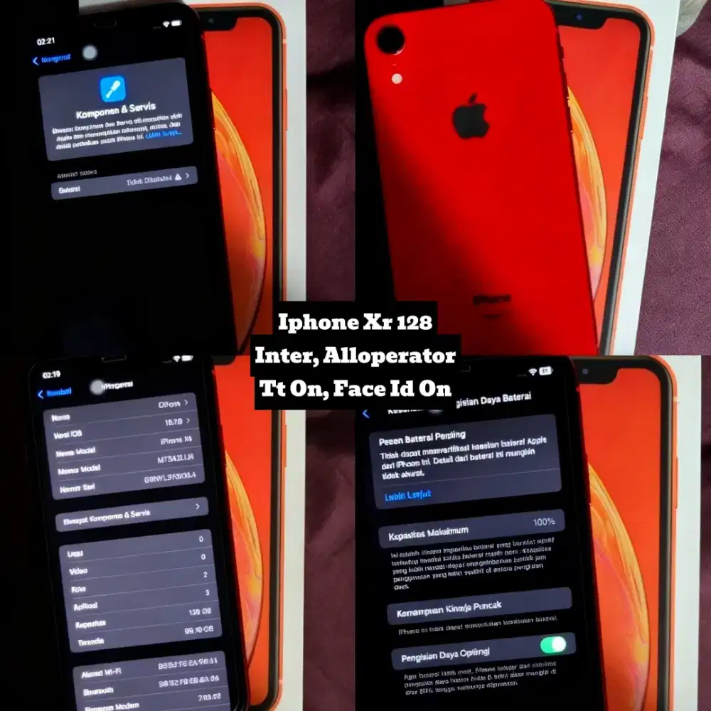 Dijual iphone xr Inter Allop 128 Gb