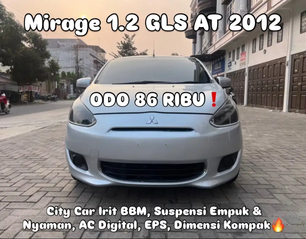 (TDP 25 JUTA!) Mitsubishi Mirage 1.2 GLS Automatic Abu Perak 2012