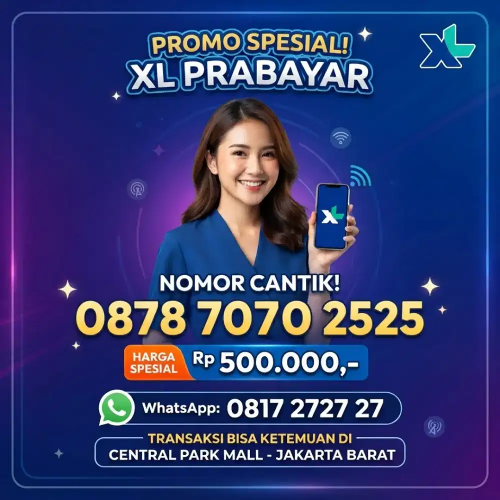 NOMOR CANTIK KOLEKSI XL 7070 2525