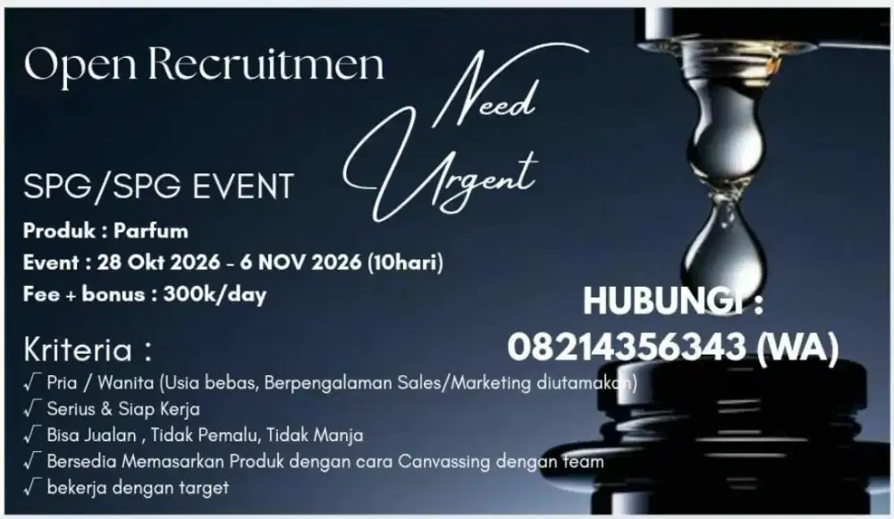 Need urgent SPG EVENT CANVASSING/MOBILW