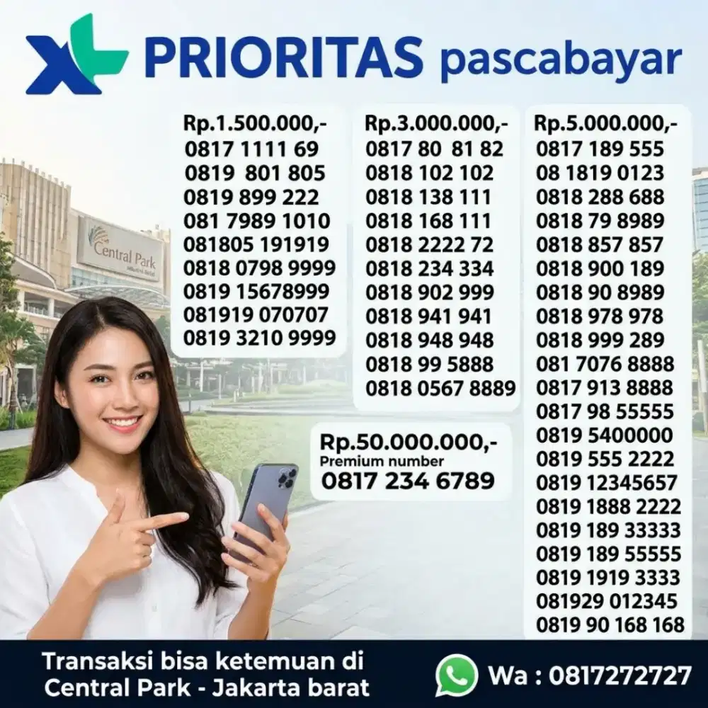 NOMOR CANTIK XL