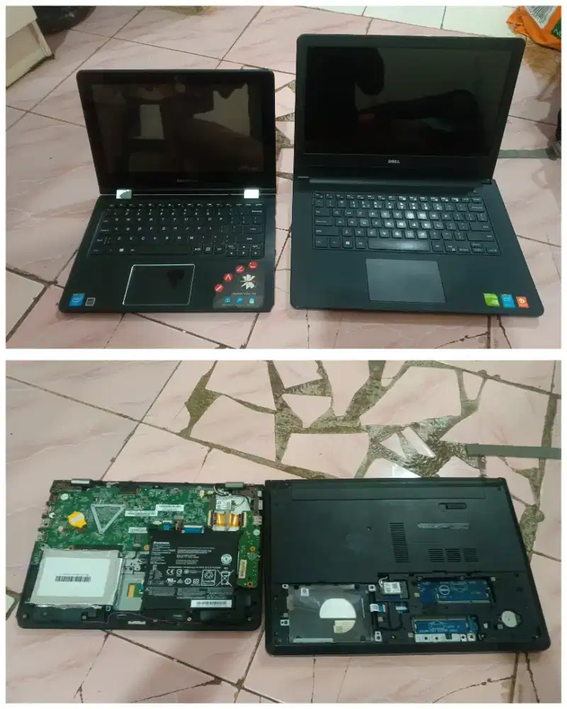 Laptop dell dan lenovo