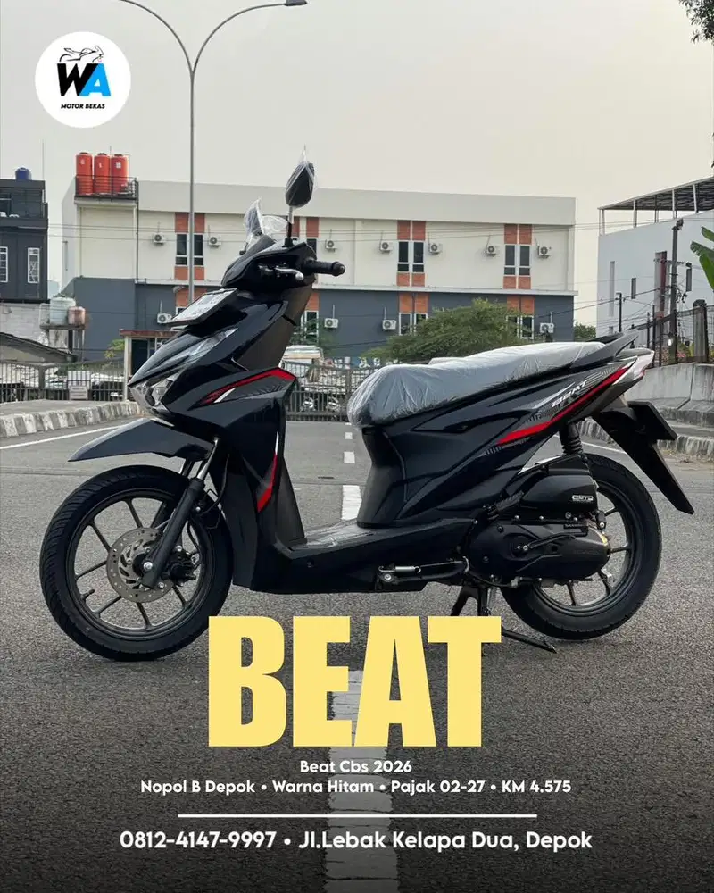 Cash/Kredit Honda Beat Cbs Tahun 2026 GARANSI MESIN