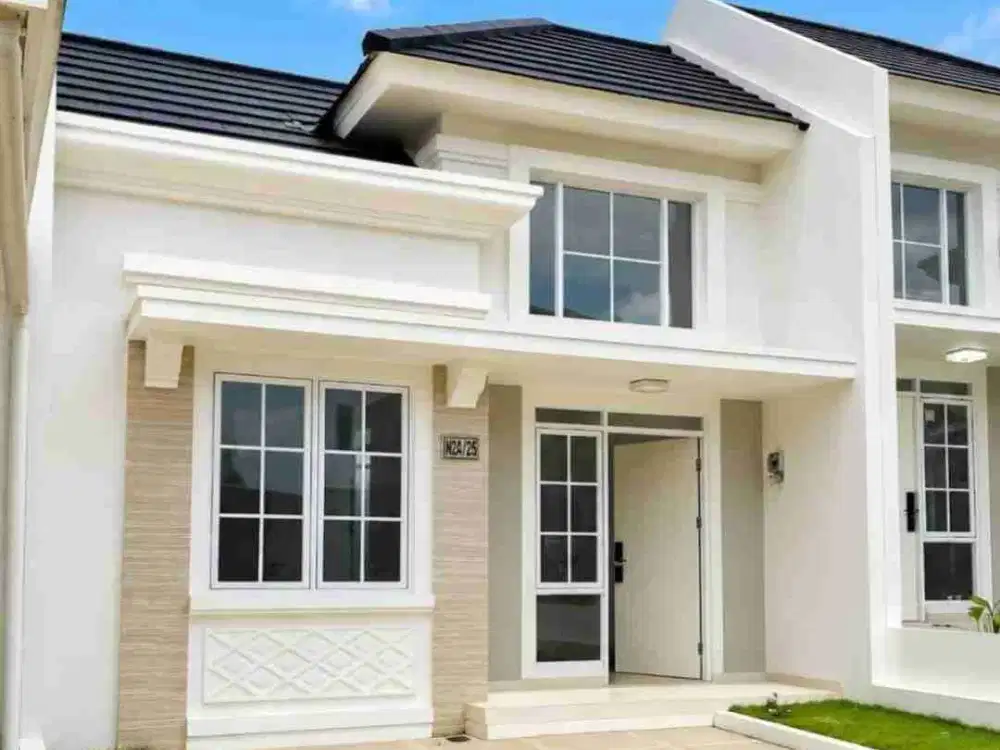 Rumah di serpong dengan konsep Satu lantai dan 2 Lantai