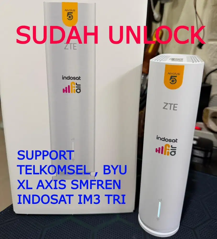 BNOB UNLOCK MODEM ROUTER 5G ZTE G5TS WIFI 6 CPE 3600Mbps
