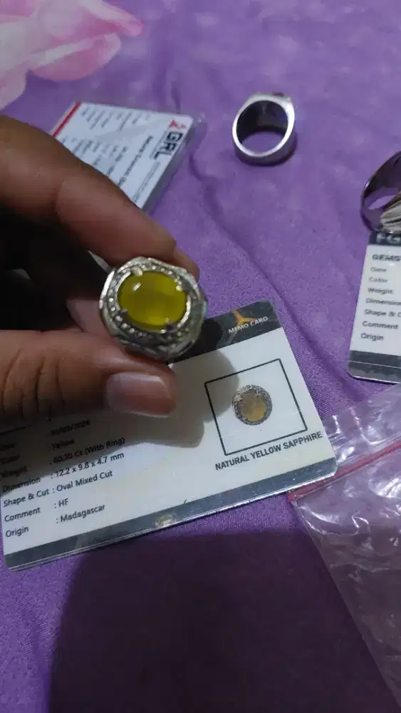 Batu akik yellow sapppir