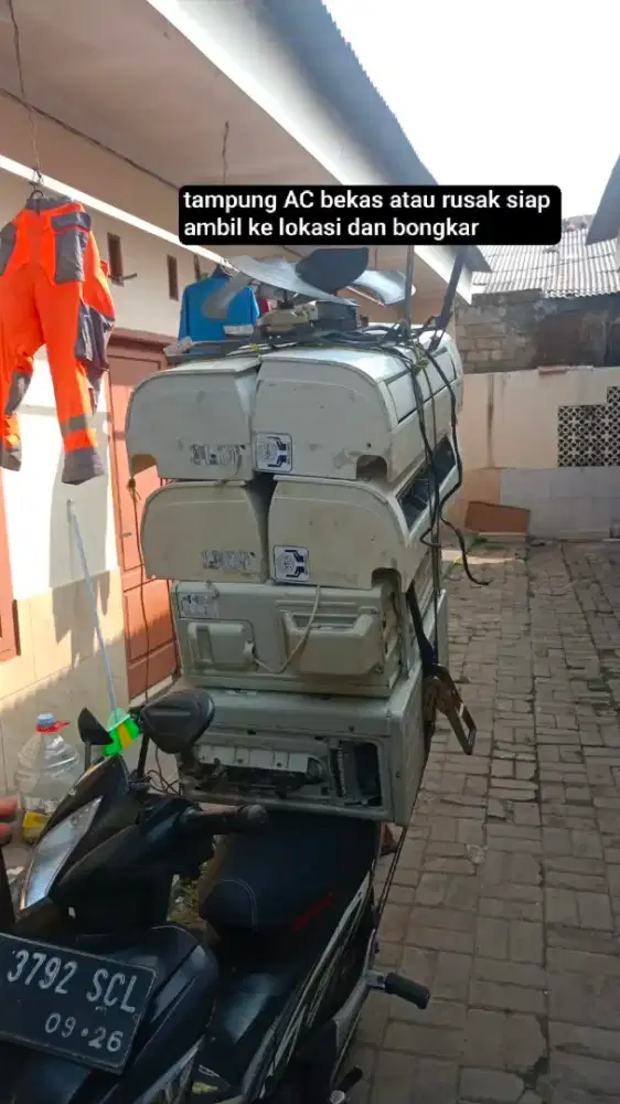 Tampung AC bekas