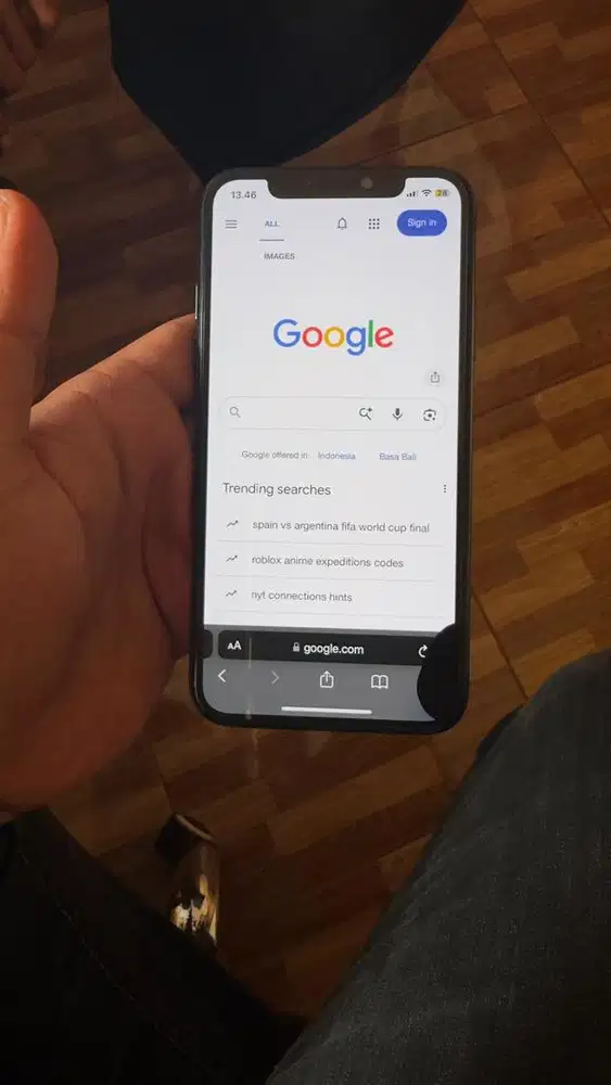 Iphone X 256 GB Space Grey Minus LCD Tompel