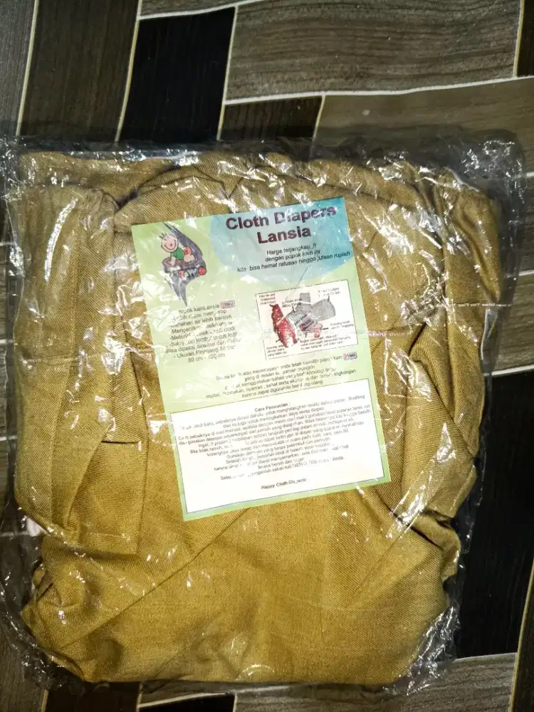 Pampers Dewasa, bisa dicuci ulang, bahan kain
