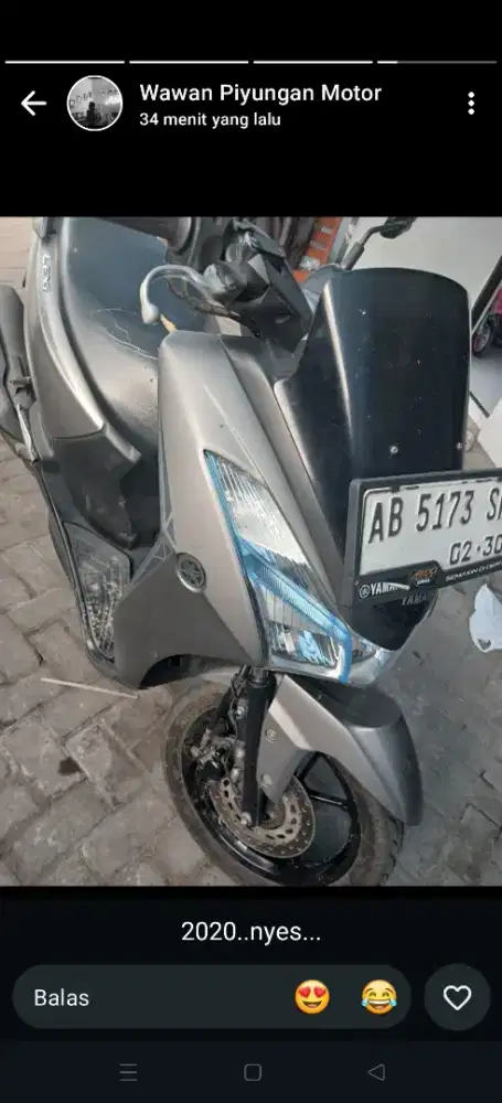 Yamaha Lexi KEYLESS THN 2020 plat AB Bantul
