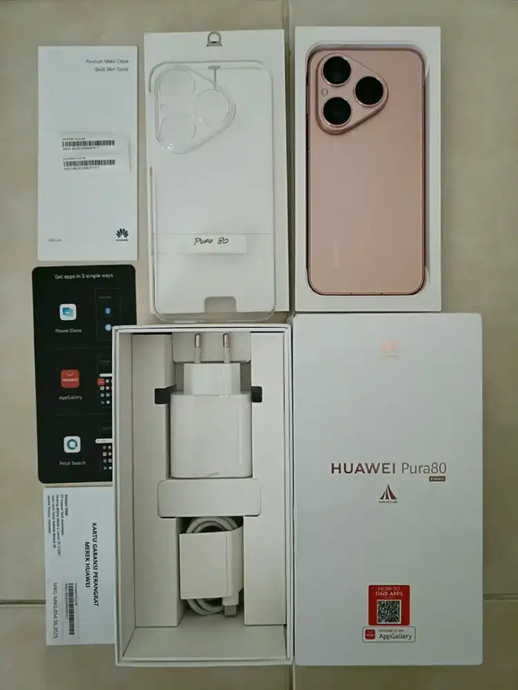 Huawei pura 80 seperti baru 12/256