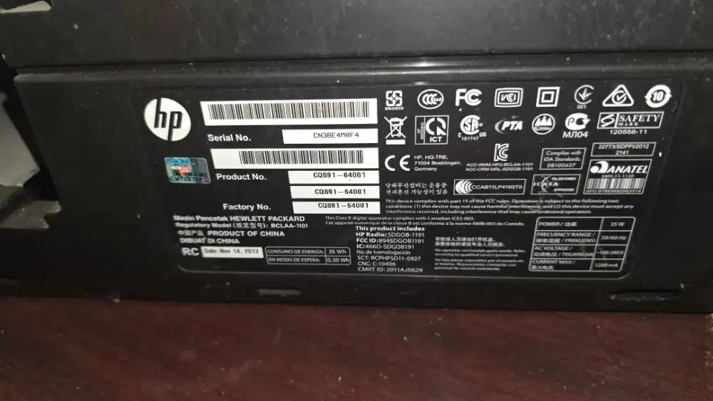 PLOTER HP T120 Second Bekas