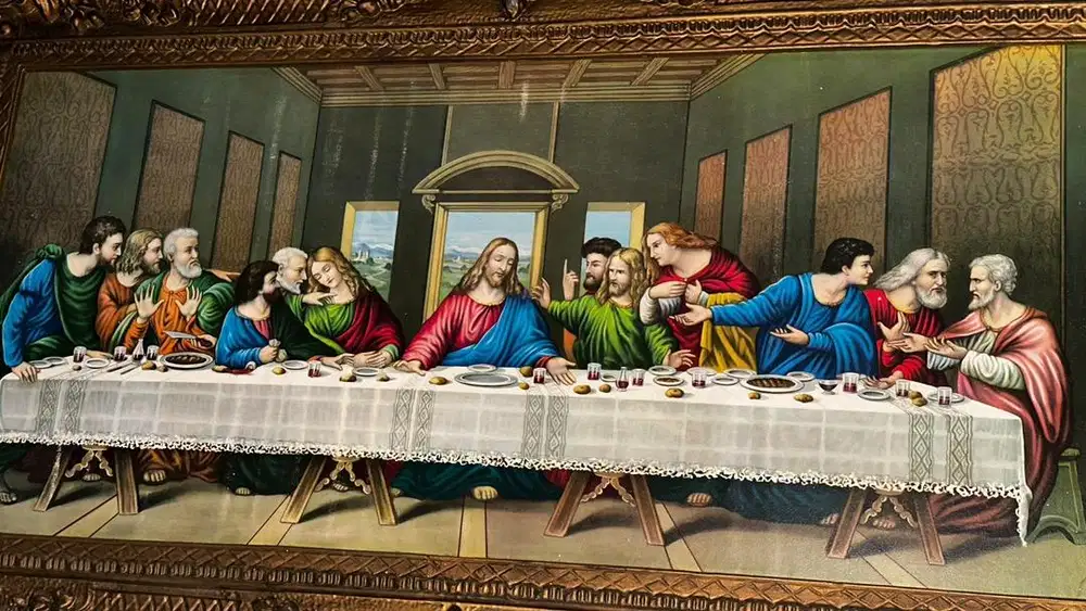 Hiasan Dinding The Last Supper Original Itali