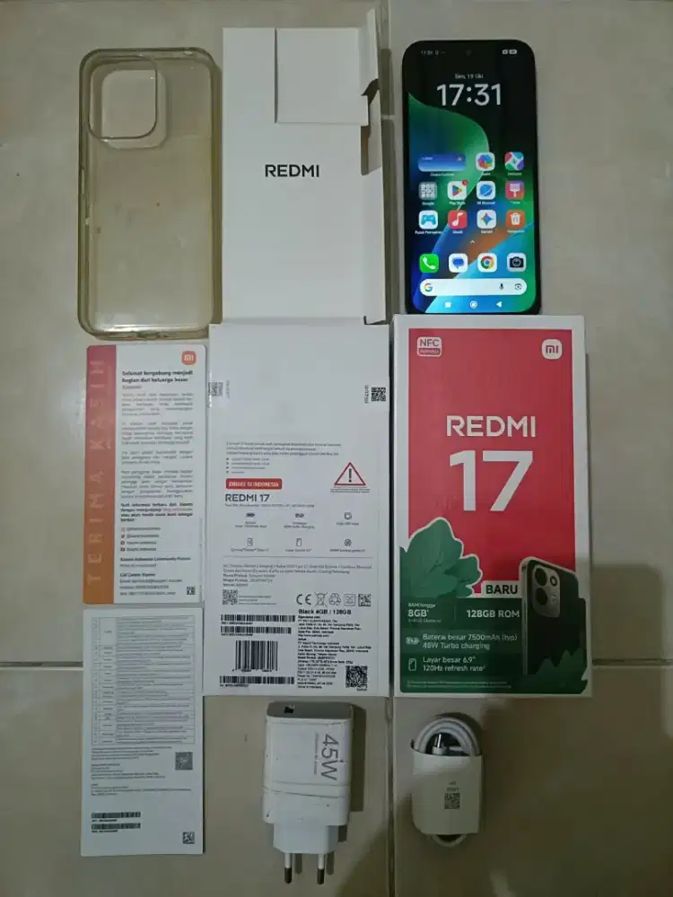 Redmi 17 4/128 1 bulan pakai