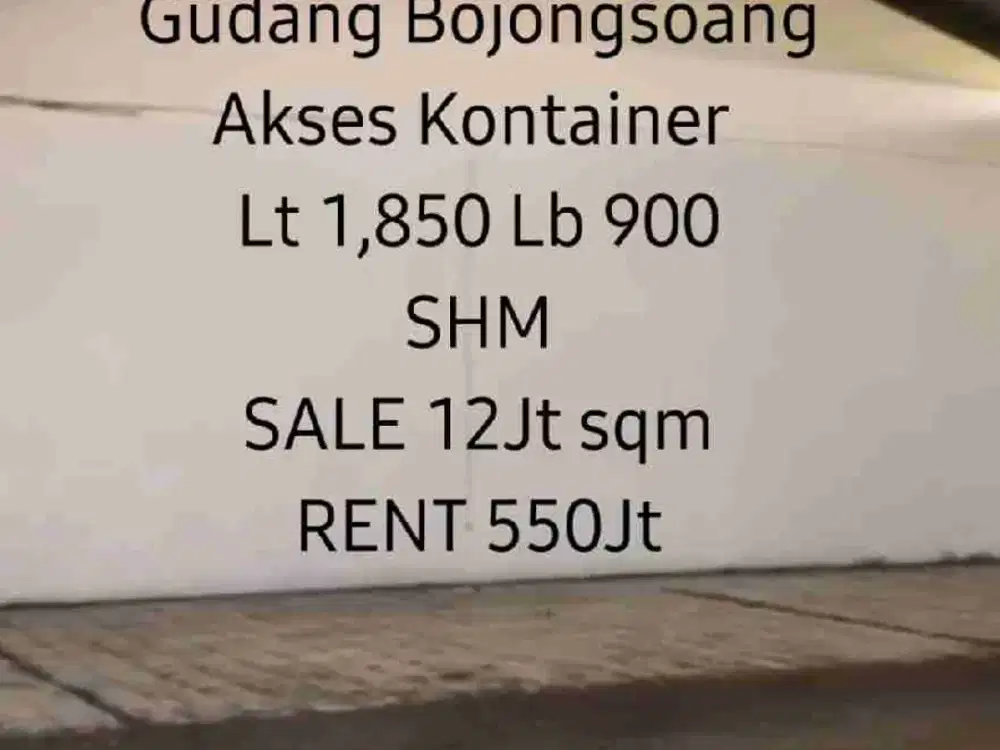 Gudang Bojongsoang dan sekitarnya