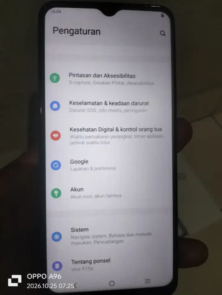 Hand phone Vivo Y 15s