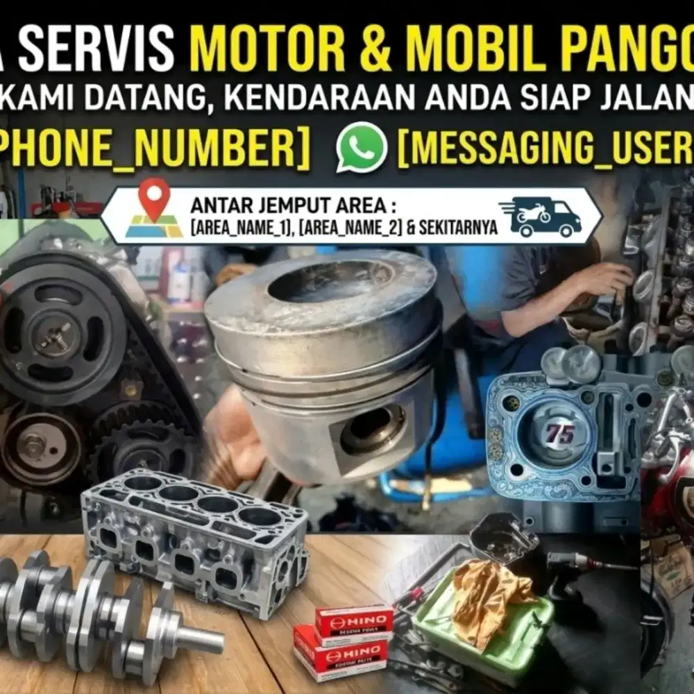 Jasa sevis motor panggilan