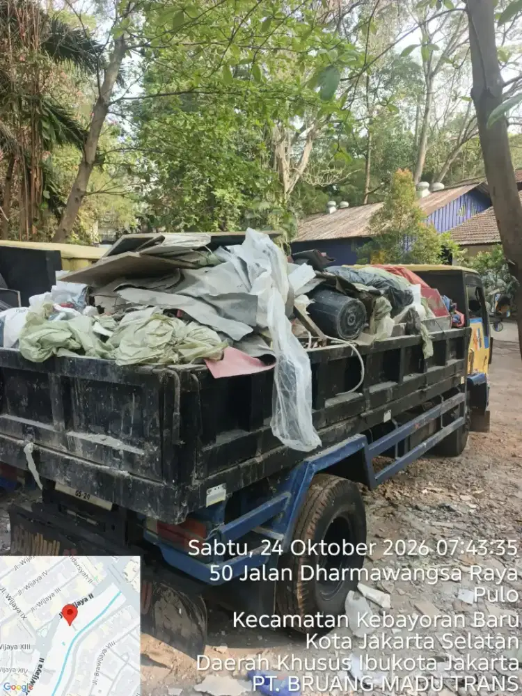 Jasa buang puing dan angkut sampah