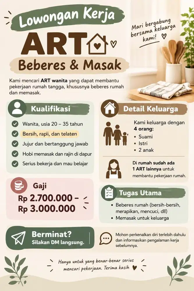 Art beberes dan masak