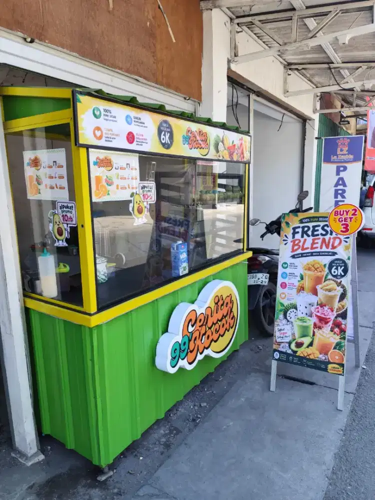 Dijual Rombong Kondisi Bagus Lengkap