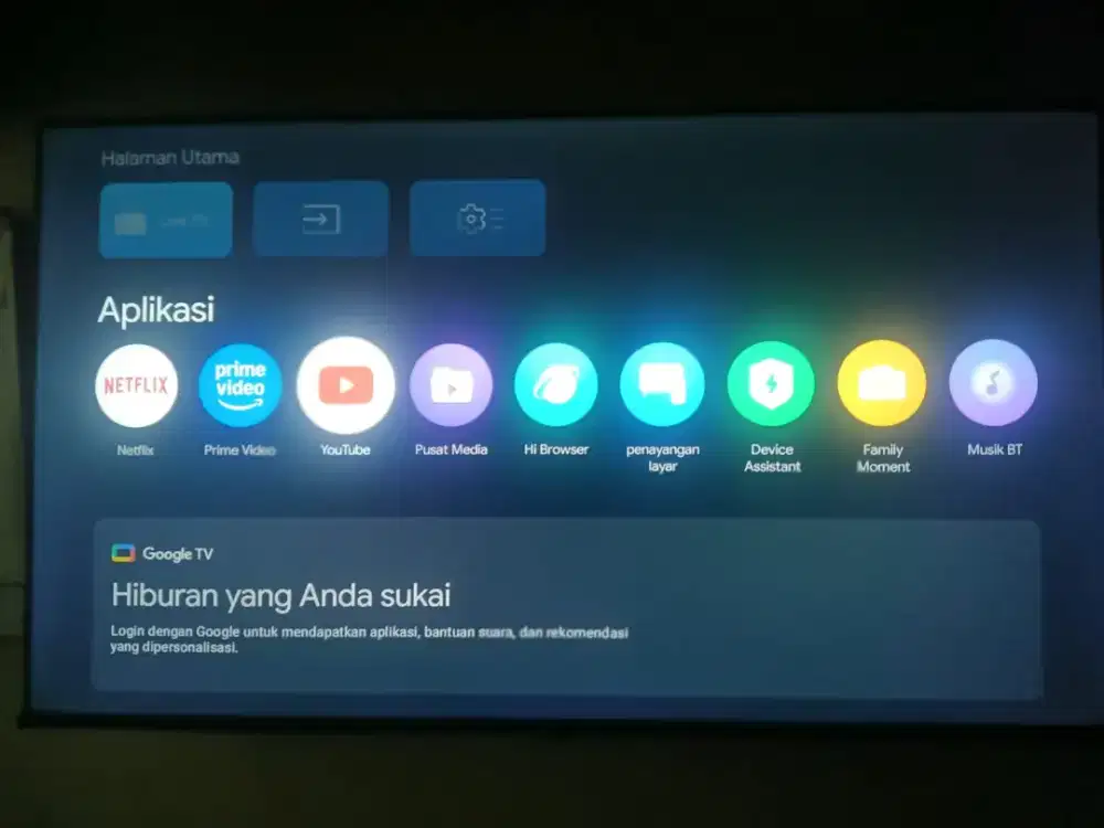 Di jual TV merk Hisense 50 in