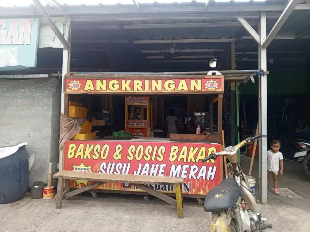 Gerobak murah + isi nya