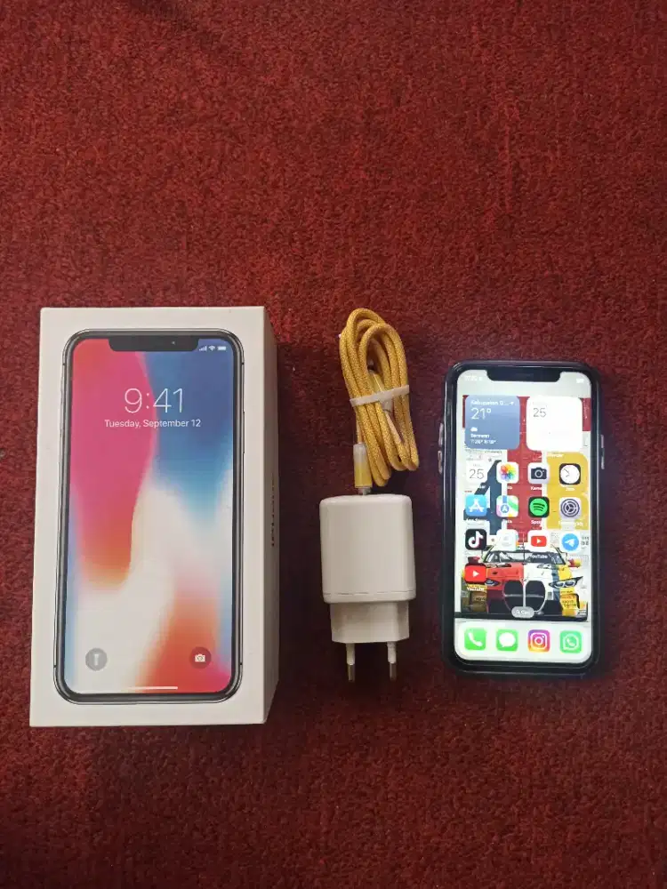 iphone x 64gb all operator fullset