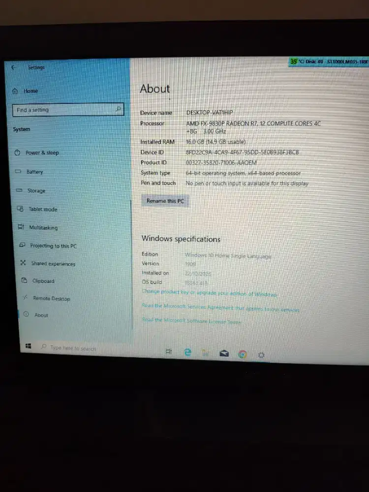 dijual laptop Asus kondisi Prima