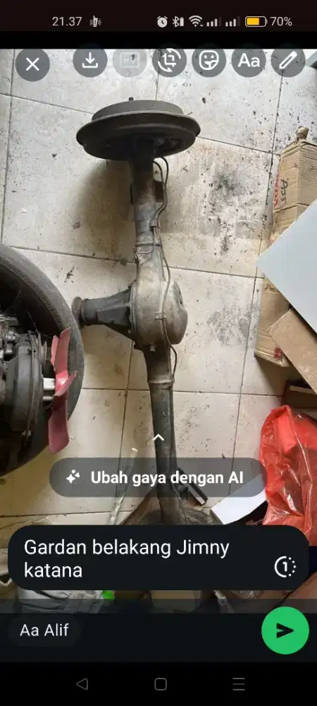 Mesin - Transmisi - Gardan Belakang