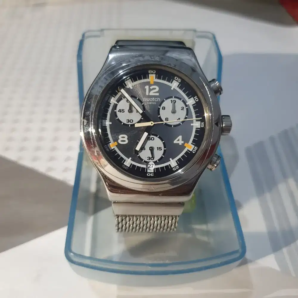 Jam Tangan Swatch Chrono Irony YVS453MB