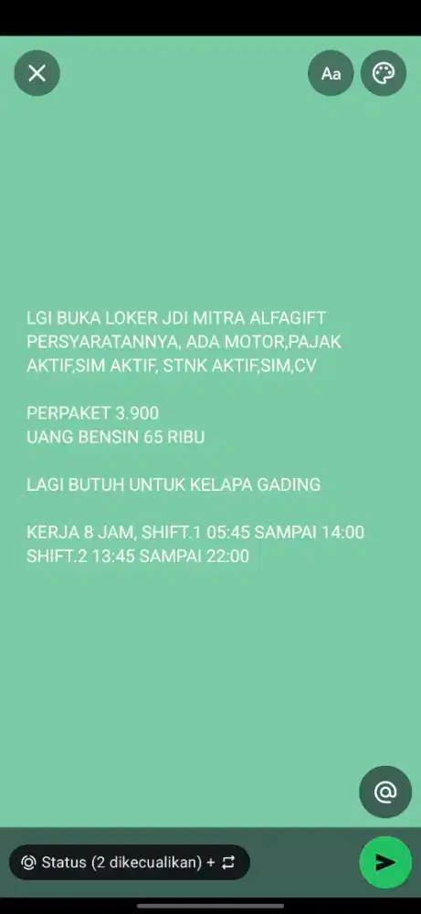 MITRA RIDER ALFAGIFT