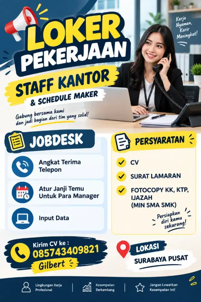 Info lowongan pekerjaan