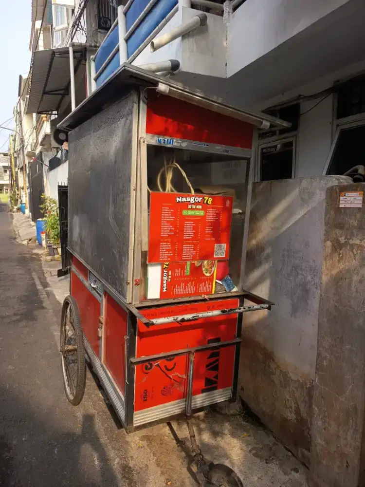 Jual Cepat Gerobak Nasi Goreng (Bisa nego)