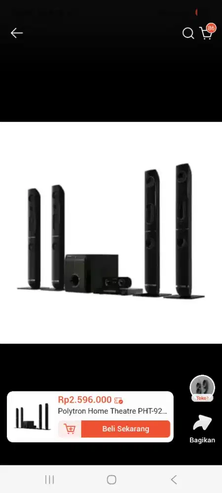 Home theater murah