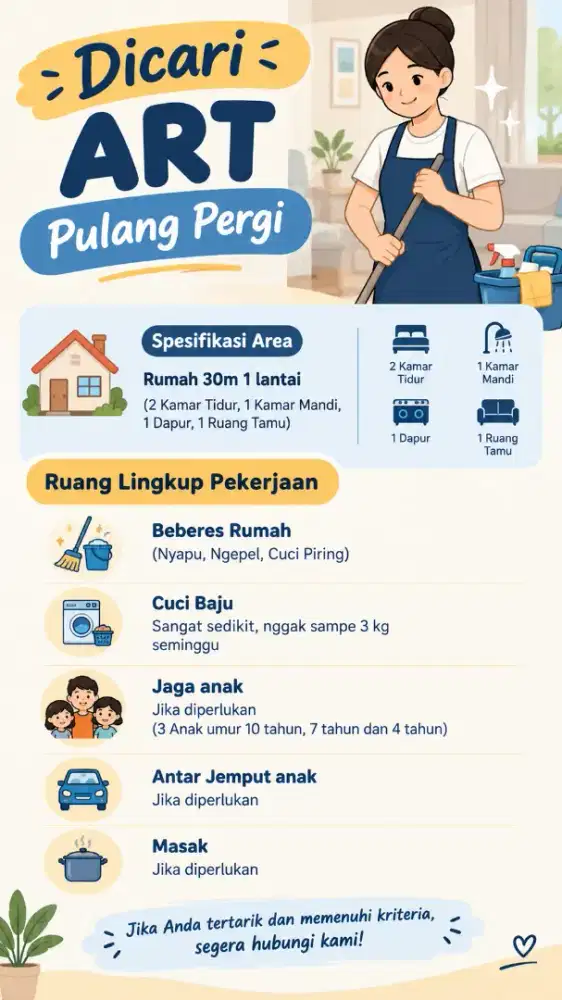 ART Pulang Pergi (Area Cipadu)